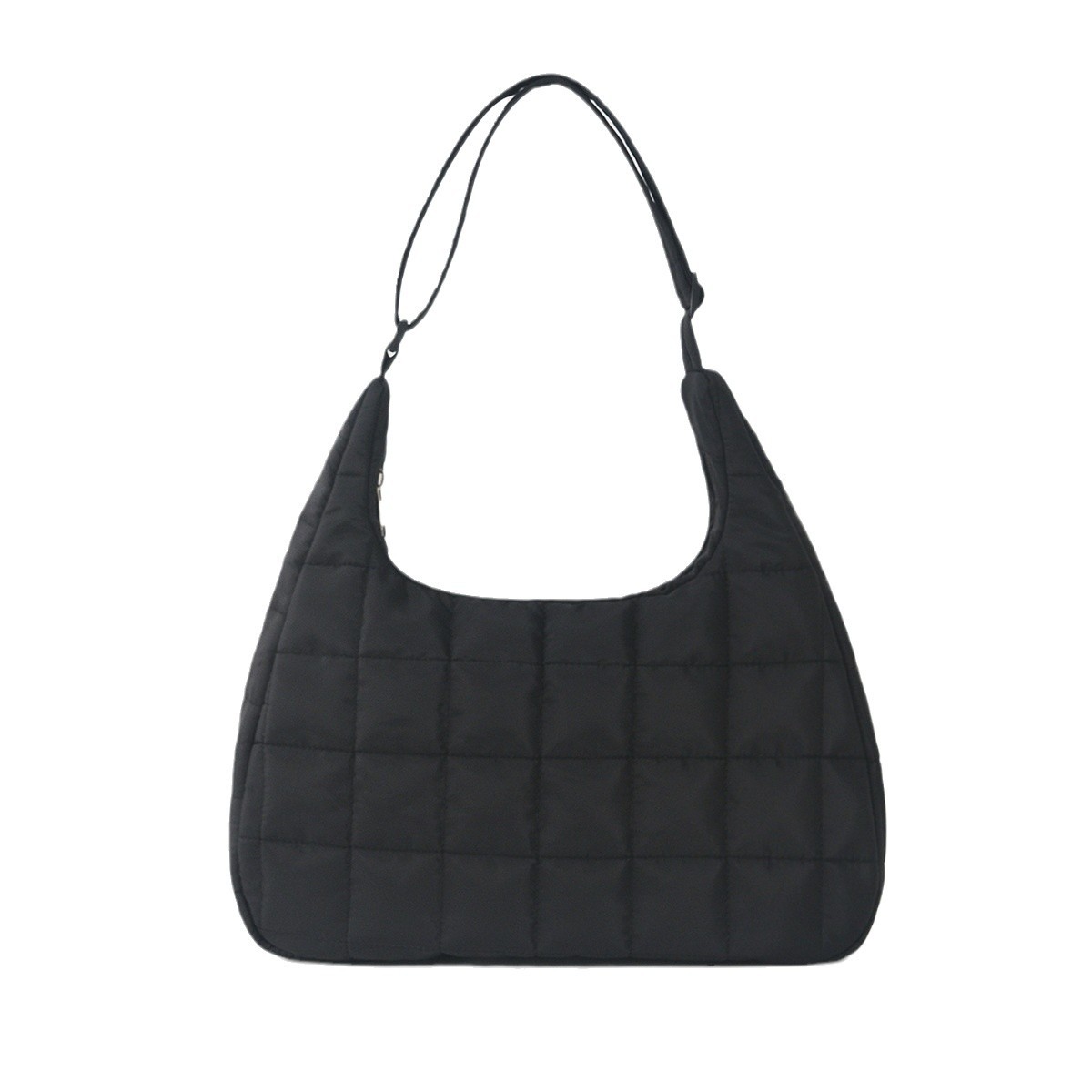 Amazon cross-border fashion tote bag, high-end large-capacity cotton jacket bag, autumn and winter simple down bag, single-shoulder bag Item Picture