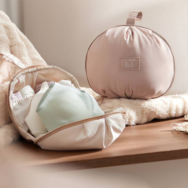 Spherical underwear storage bag, travel intimate clothing storage bag, separate and organize bras, underpants and socks for portable storage Specification drawing