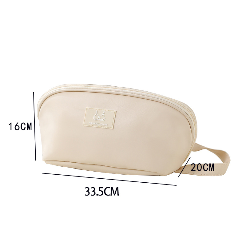 Runhui Travel underwear and underpants compartments storage bags, PU pillow inner garment bags, solid color travel waterproof bra storage bags Item Picture