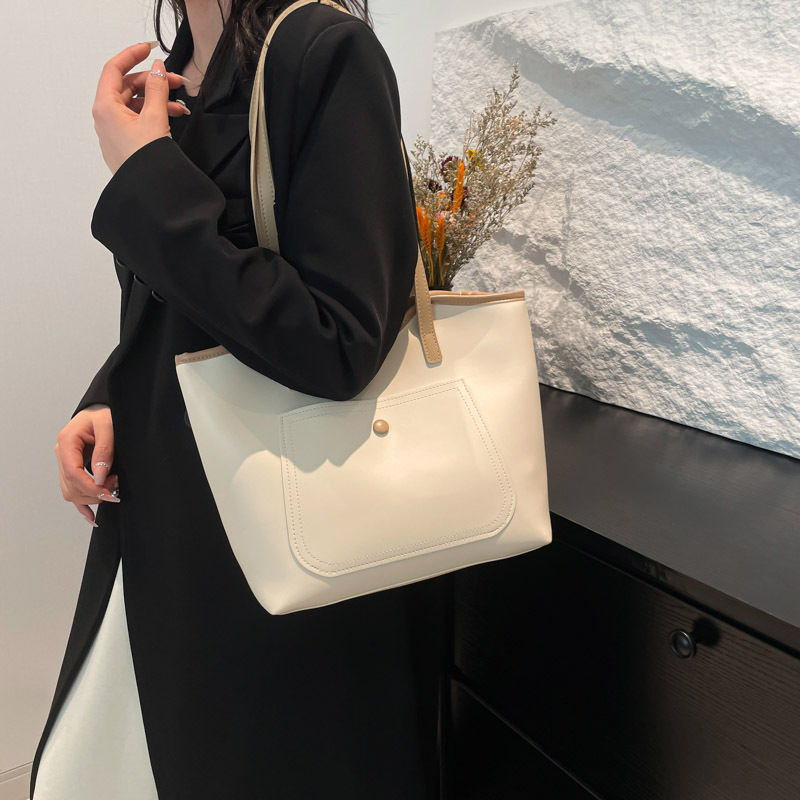 Tote Bag Women 2025 New Style elegant multi-layer bag, large-capacity single-shoulder crossbody bag, versatile commuting crossbody bag Specification drawing