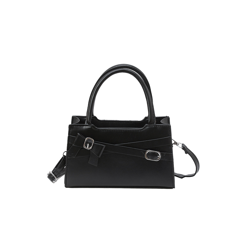 The new cross-border small square bag for women is a fashionable and high-end single-shoulder bag with a hand-held bow. It is a simple and versatile crossbody bag Item Picture