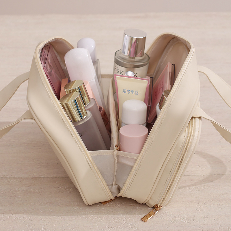 Runhui's new Naisi hand-held square toiletry bag, travel cosmetics storage bag, waterproof makeup bag with large capacity Specification drawing