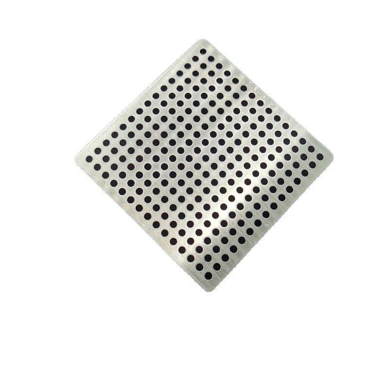 Square floor drain, sewer filter screen, hair floor drain, 304 stainless steel hair and garbage isolation net, floor drain cover Item Picture