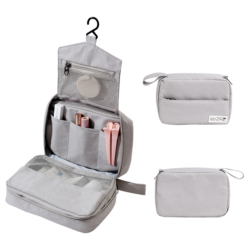 Customized link: Wabi-sabi style three-section toiletry bag, makeup storage bag, makeup bag customization Specification drawing