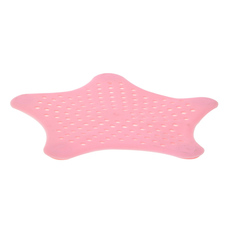 ebay Five-pointed Star kitchen sink anti-clogging starfish silicone floor drain bathroom sewer filter screen manufacturer Item Picture
