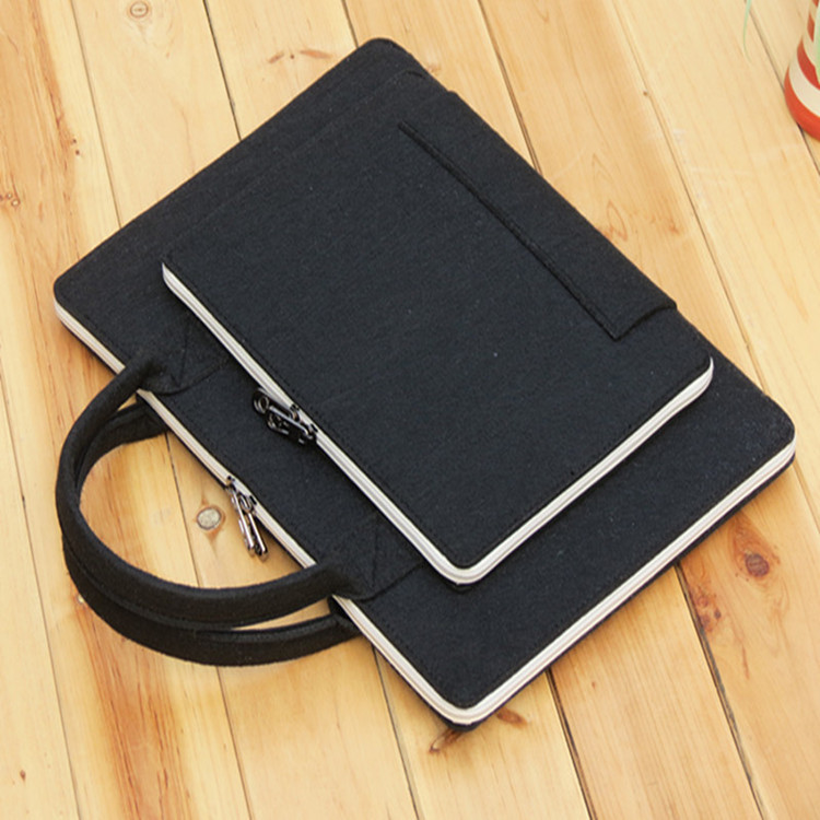 In-stock computer bag, fashionable hand-held case, tablet Apple wool felt shockproof 13-inch laptop inner liner computer bag full figure