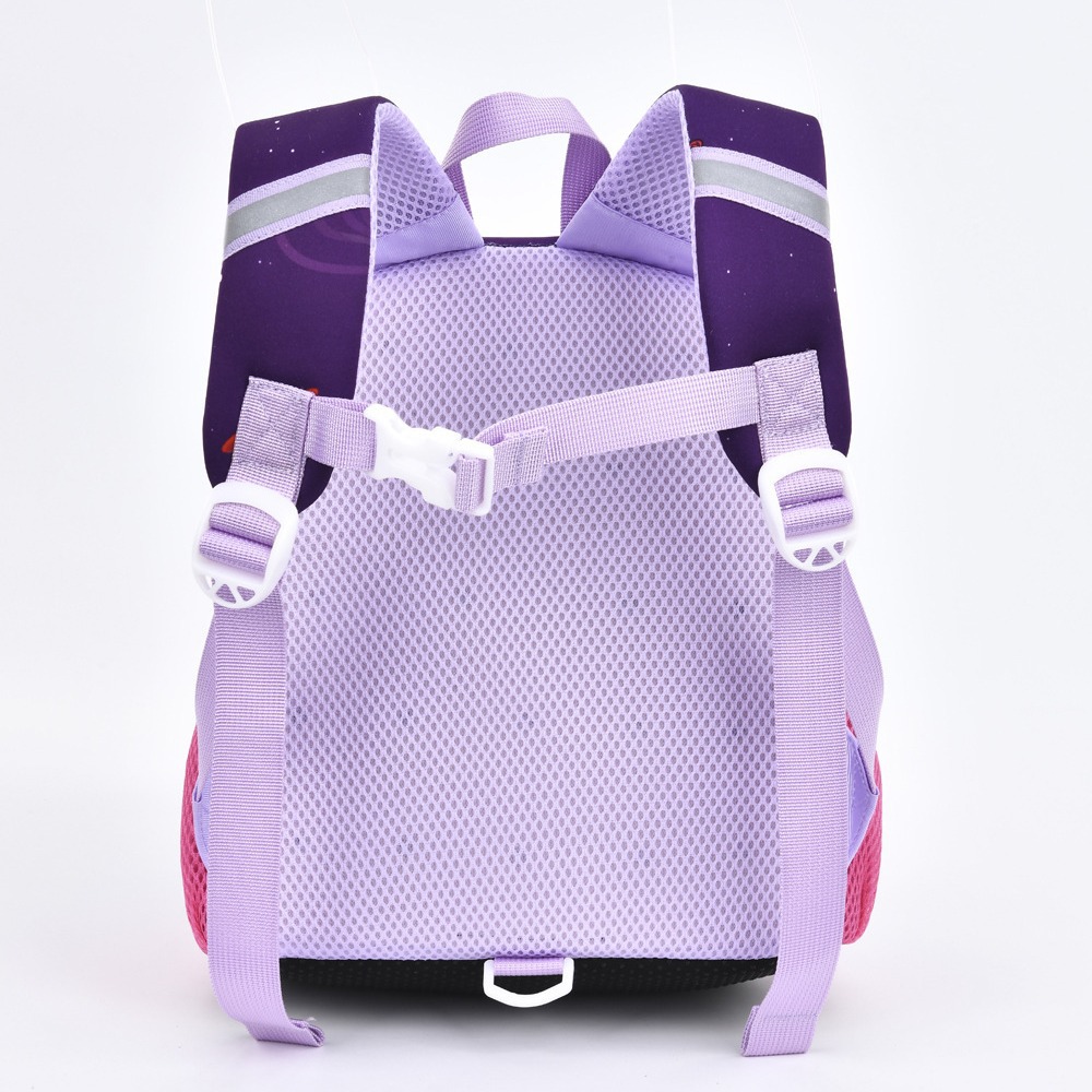 Kindergarten schoolbag, girls' backpack, cartoon little rabbit bag, cute and anti-wandering, 3-6 years old casual children's bag 5 Specification drawing