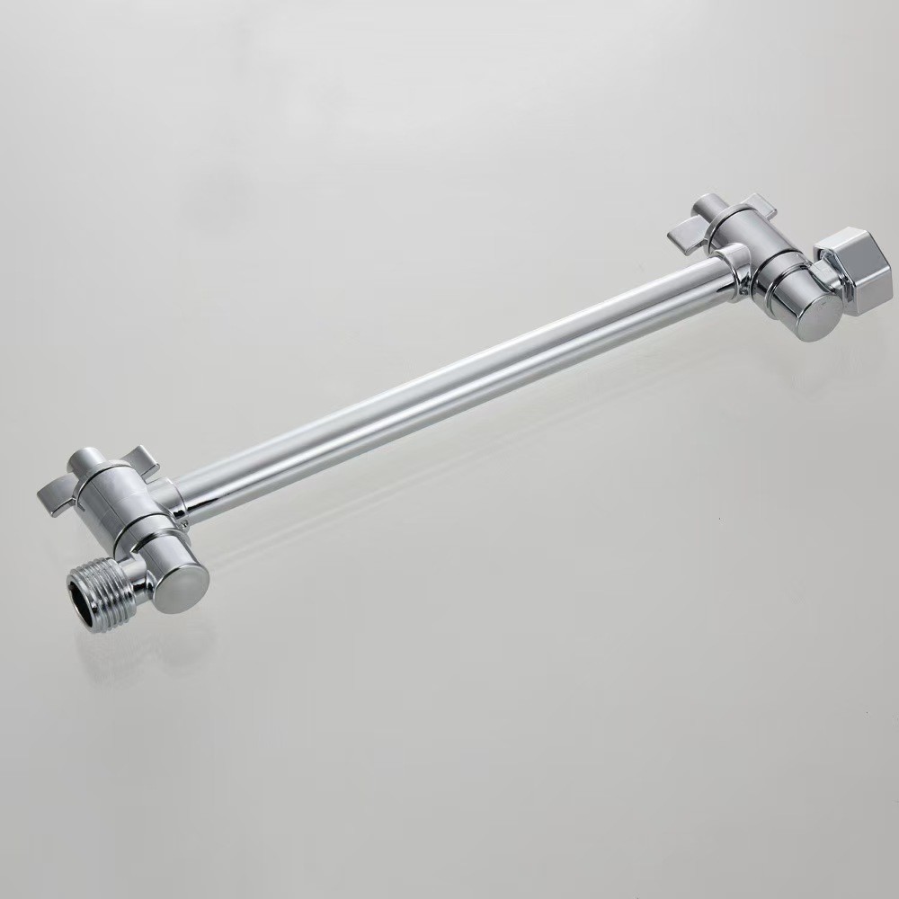 Cross-border American-style shower head set, Amazon shower head top spray connection bracket, adjustable shower head arm extension rod full figure