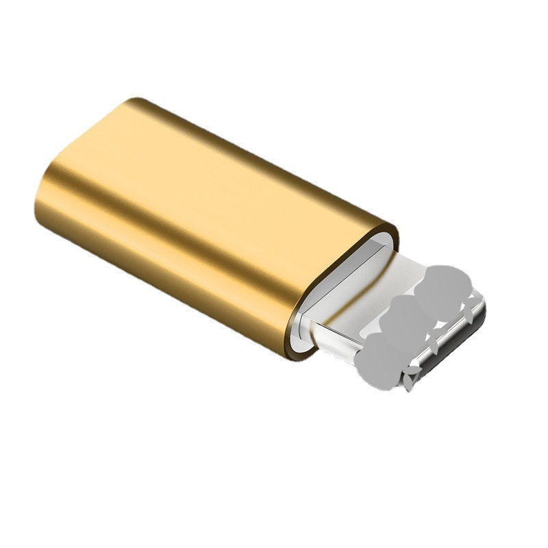 Suitable for micro female to iPhone adapter, aluminum alloy Apple to Android data cable adapter Item Picture