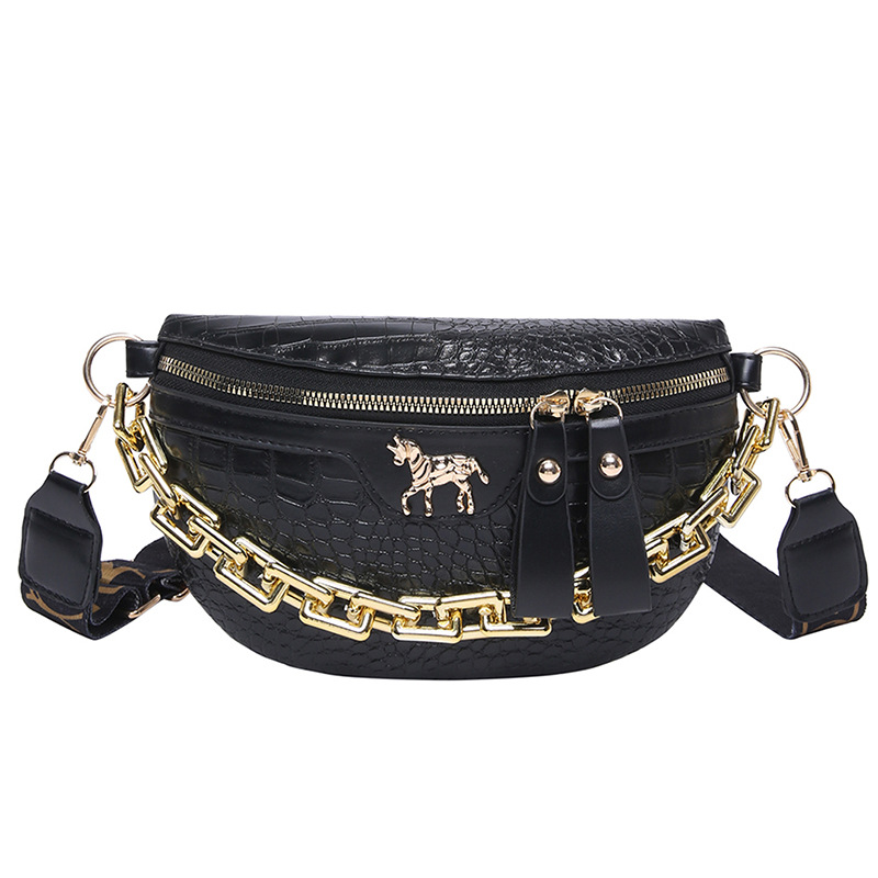 A fashionable and simple underarm saddle bag for women, a new spring 2025 casual and stylish chain single-shoulder handbag Item Picture