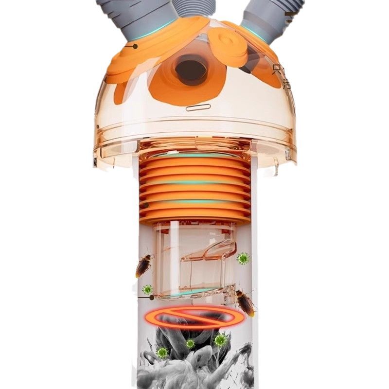 Special anti-odor three-way water divider valve for the three-way drainage pipe of the washing machine drain, floor drain joint, drainage pipe Item Picture
