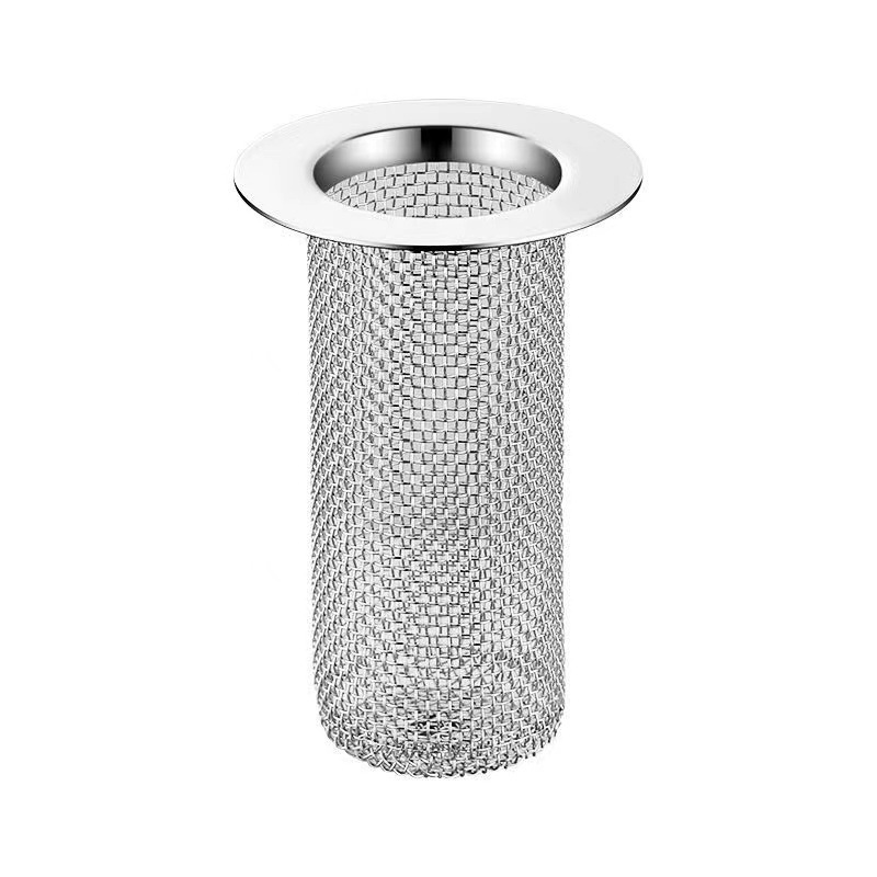 Stainless steel sewer floor screen, anti-hair and anti-clogging filter screen for bathroom, washbasin water plug filter screen Item Picture