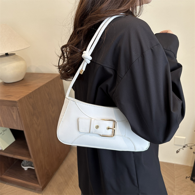 Fashionable, simple and high-quality underarm bag 2025 Spring New style popular single-shoulder bag trendy commuting niche women's bag trend details Picture