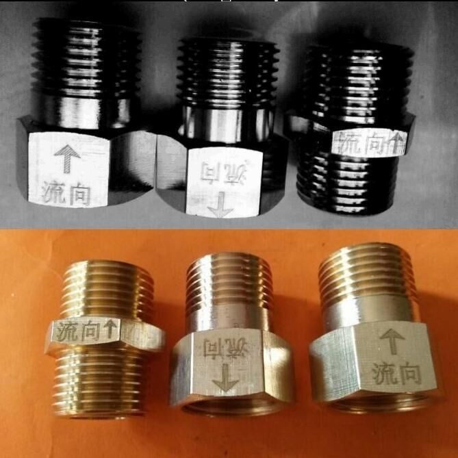 1-inch plastic core double external thread check valve, non-return valve, one-way valve, toilet anti-backflow valve, special valve for thermostatic faucet full figure