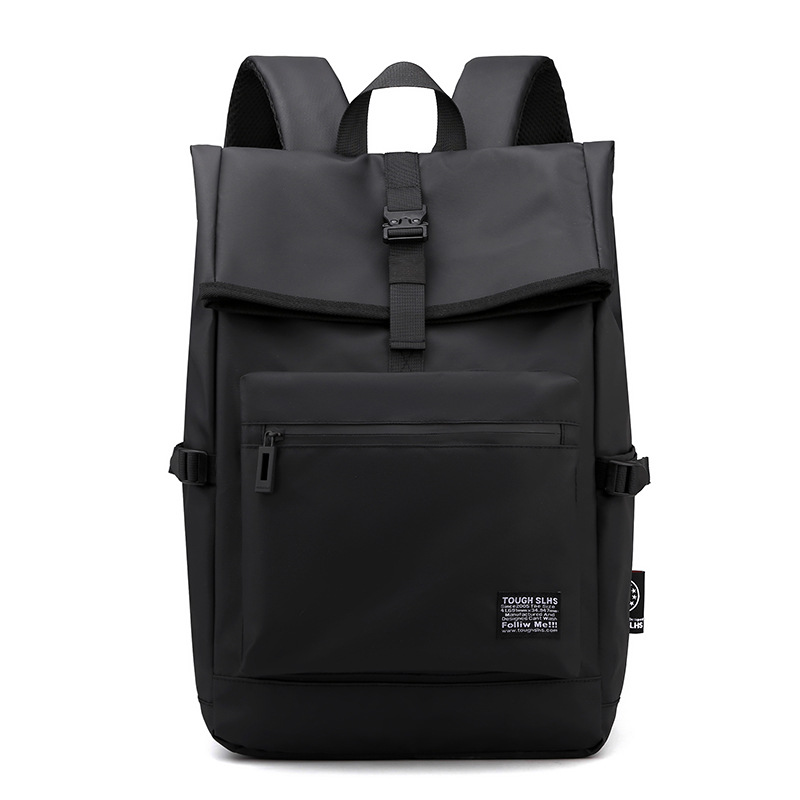 New minimalist backpacks, men's casual travel bags, computer backpacks, lightweight college student schoolbags, one-piece consignment details Picture