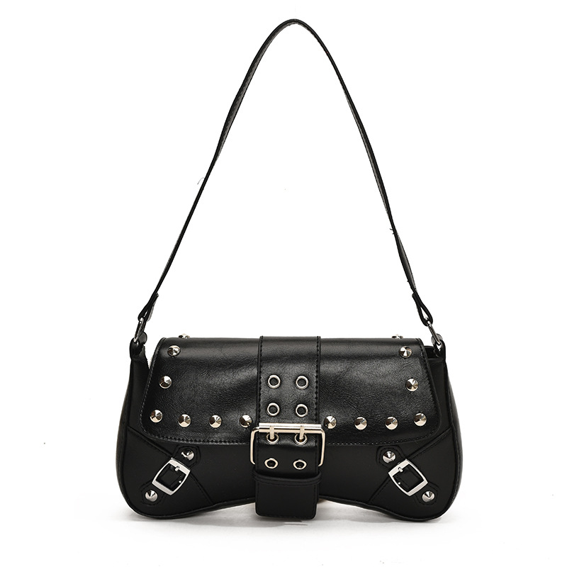 The new cross-border fashionable and simple single-shoulder bag, casual commuting crossbody bag, and trendy bag are the popular bags for women this year Item Picture