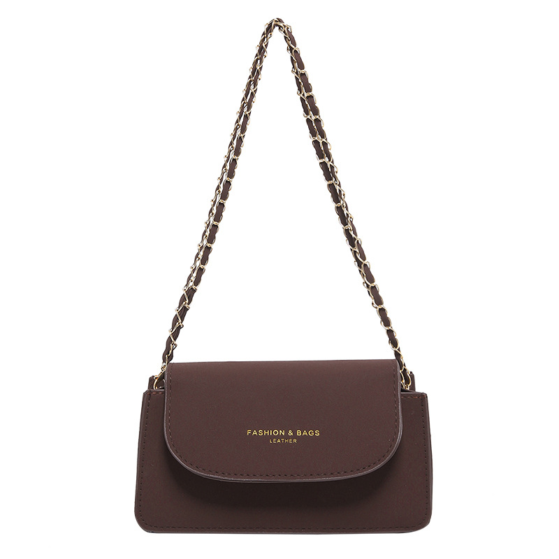 High-end fashion bag, textured women's bag, 2024 new trendy and versatile small square bag, simple Korean-style single-shoulder bag Item Picture
