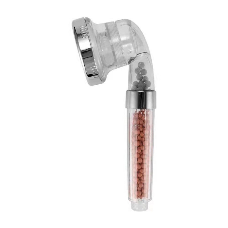 Pressurized water heater, shower head, nozzle with water pipe, shower room, household bathing, universal plastic hose fittings, single head Specification drawing