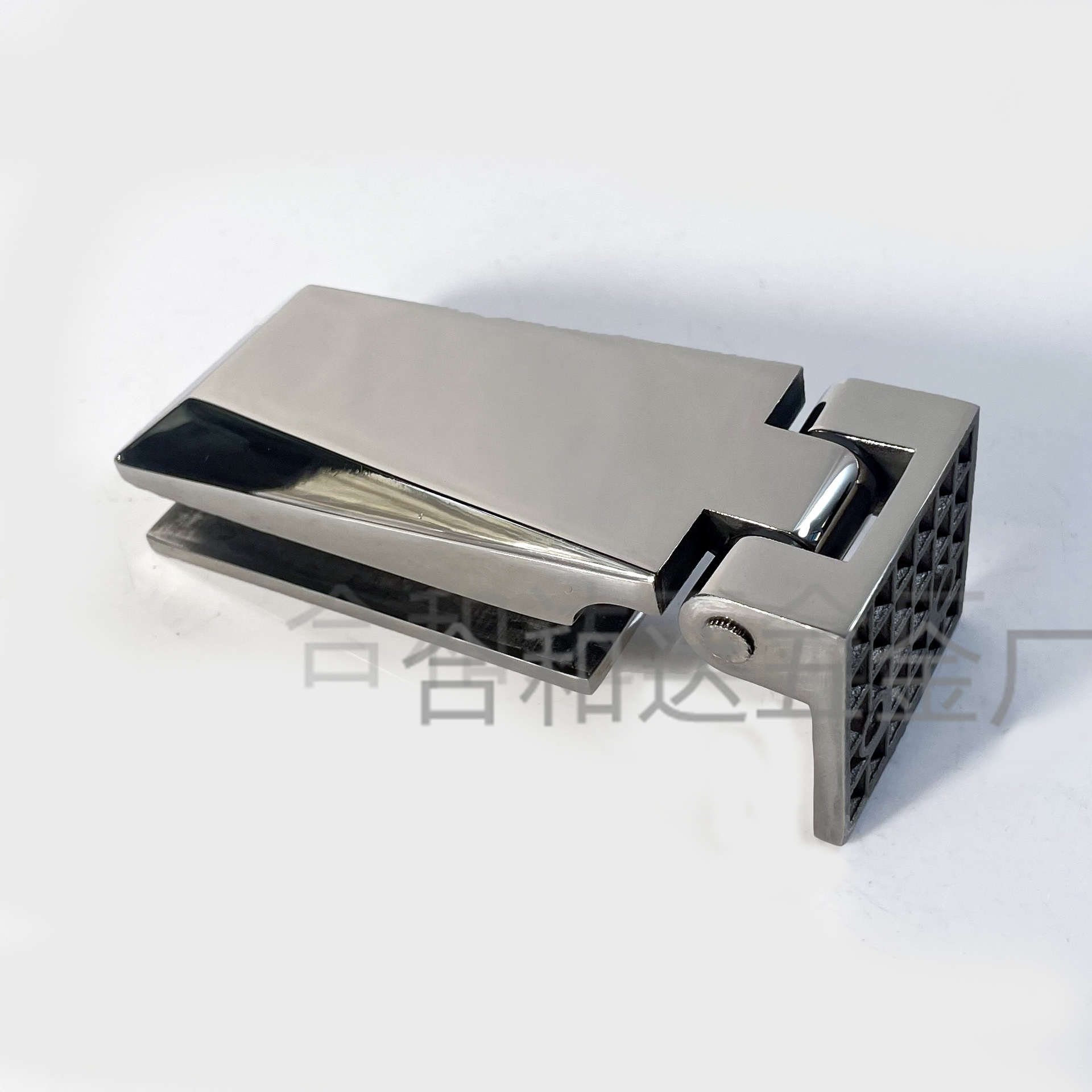 304 stainless steel diamond-shaped movable hinges, precision cast thickened hinges, shower room hardware accessories, bathroom movable glass Specification drawing