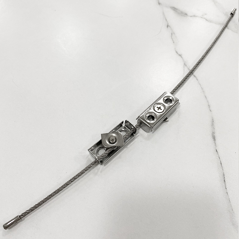 Wholesale aluminum alloy door and window anti-fall ropes, bridge break window anti-disengagement devices, anti-fall strips, casement window hardware accessories details Picture