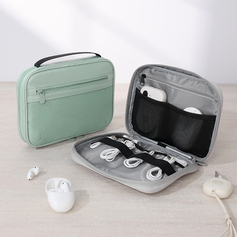 New data cable storage bag, portable digital bag, portable mouse charger, digital storage bag, one-piece consignment full figure