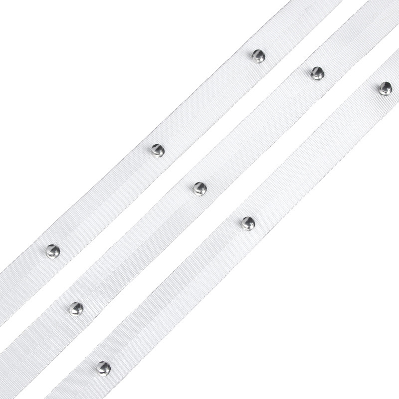 Source factory electric curtain track serpentine fabric tape, thickened polyester nylon yarn tape, serpentine curtain accessories fabric tape Item Picture