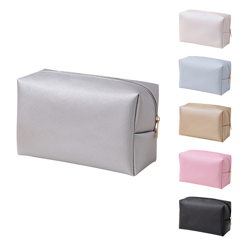 Runhui's new hand-held makeup bag, natural octagonal bag, travel storage bag, makeup bag with large capacity and a high-end feel Item Picture