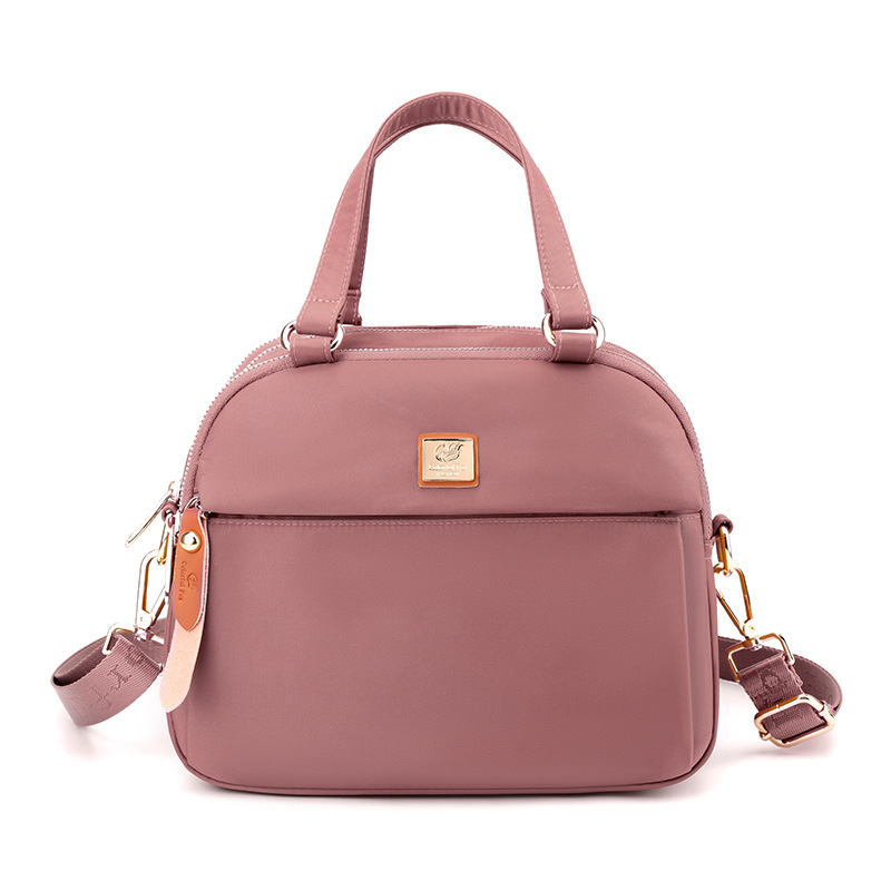 Colorful fox's autumn new large-capacity single-shoulder bag, water-resistant nylon multi-layer crossbody bag, women's fashion bag Item Picture