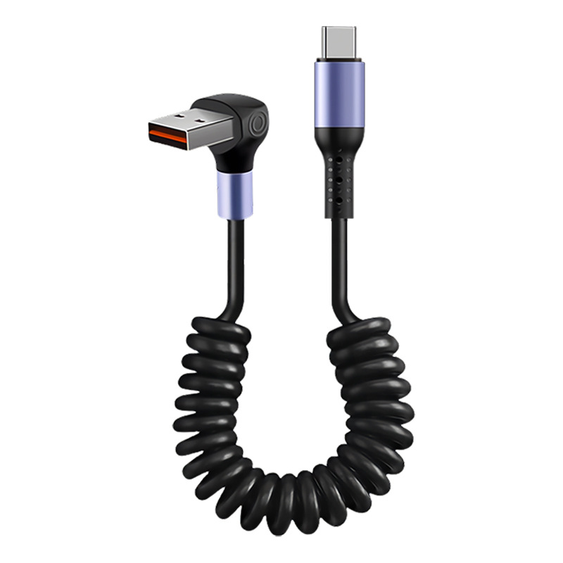 66W Super fast charging, one drag three data cables, three-in-one charging cable, mobile phone type-c car power bank, short model Item Picture
