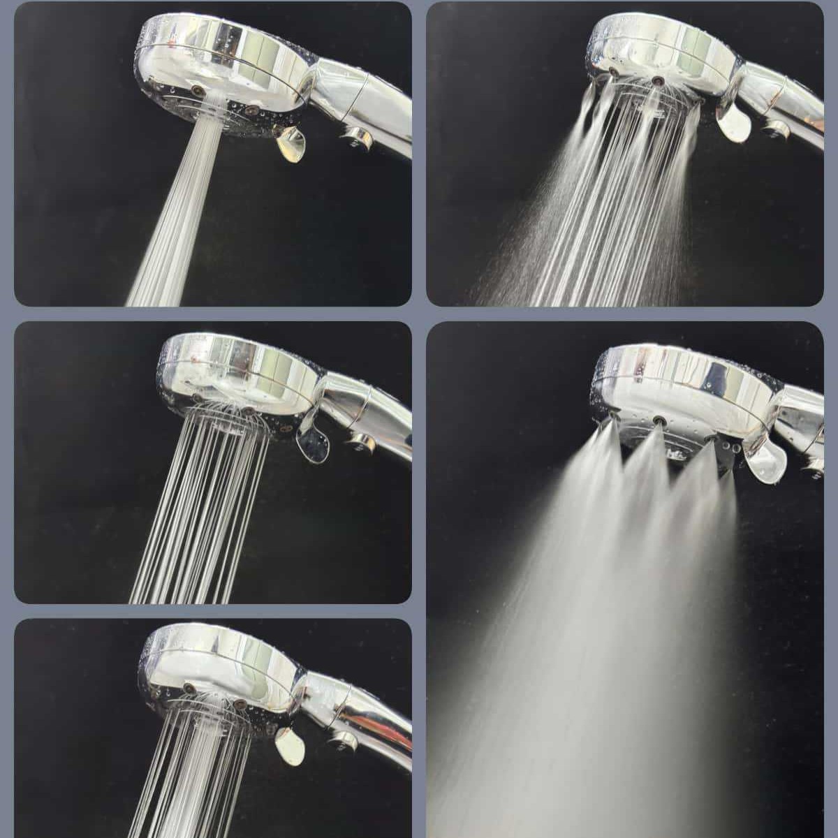 Japanese micro-bubble beauty showerhead, nano water pressurized beauty showerhead, Oxygen-activated 2025 new model Specification drawing