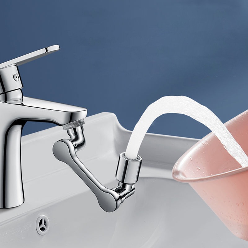 1080 all-copper splash-proof extension converter, plastic two-position faucet, shower head, mechanical arm, cross-border wonder full figure
