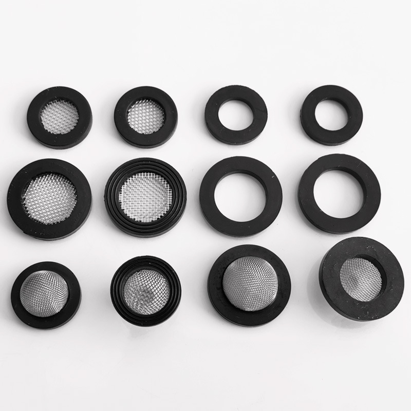 4 minutes 6 minutes 1 inch rubber silicone gasket, concave-convex stainless steel filter screen sealing ring, showerhead hose rubber gasket Application Scenario