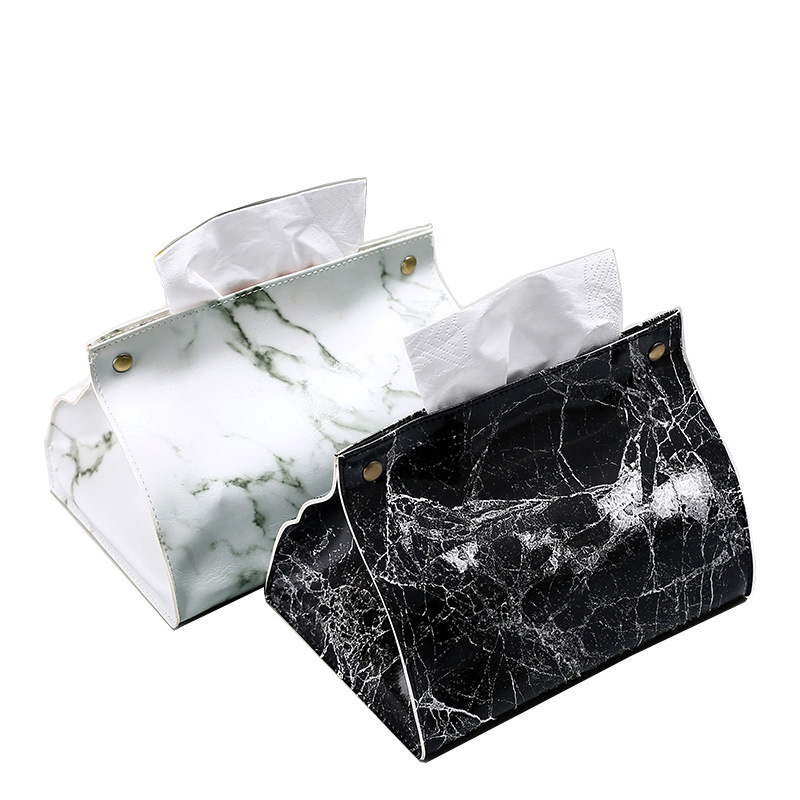 Nordic ins minimalist home living room creative tissue storage box, suitable for bedroom, living room, dining table and car use Item Picture