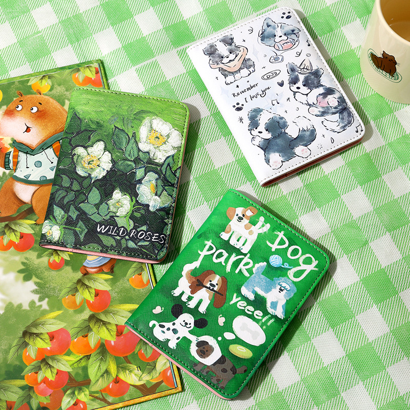 New cartoon card case, ultra-thin and compact bank ID card holder, small wallet, simple and thin, anti-demagnetization card holder full figure