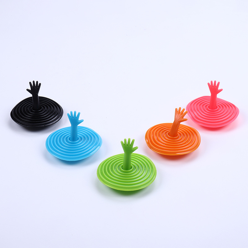 help Life-saving Creative Little palm Sink Stopper, sewer floor drain cover, pool water-blocking cover full figure