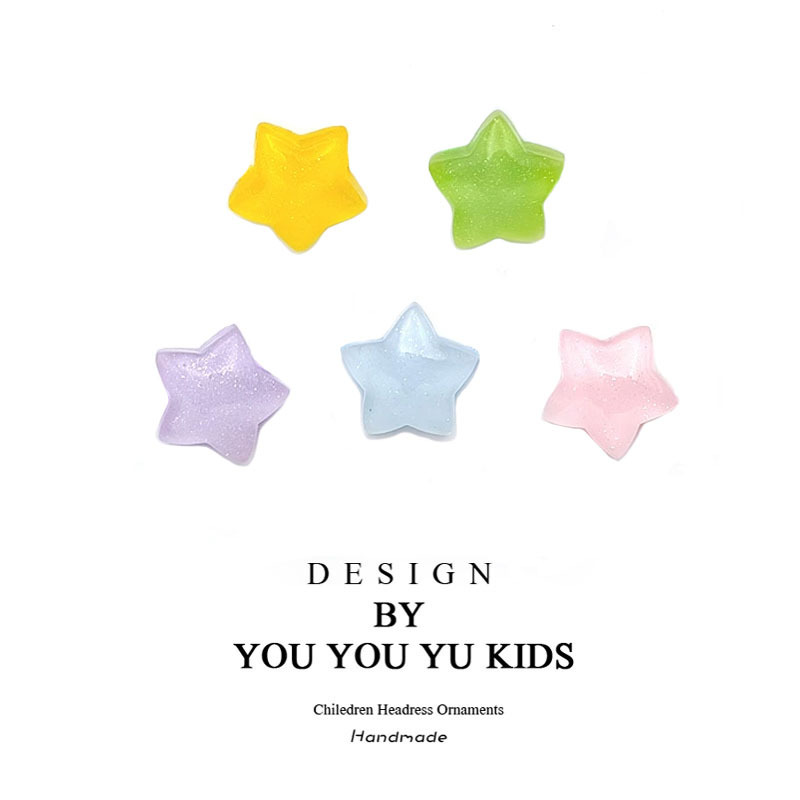 Nordic ins macaron refrigerator stickers, magnetic stickers, personalized semi-transparent star decorative stickers, three-dimensional magnetic stickers, message stickers full figure