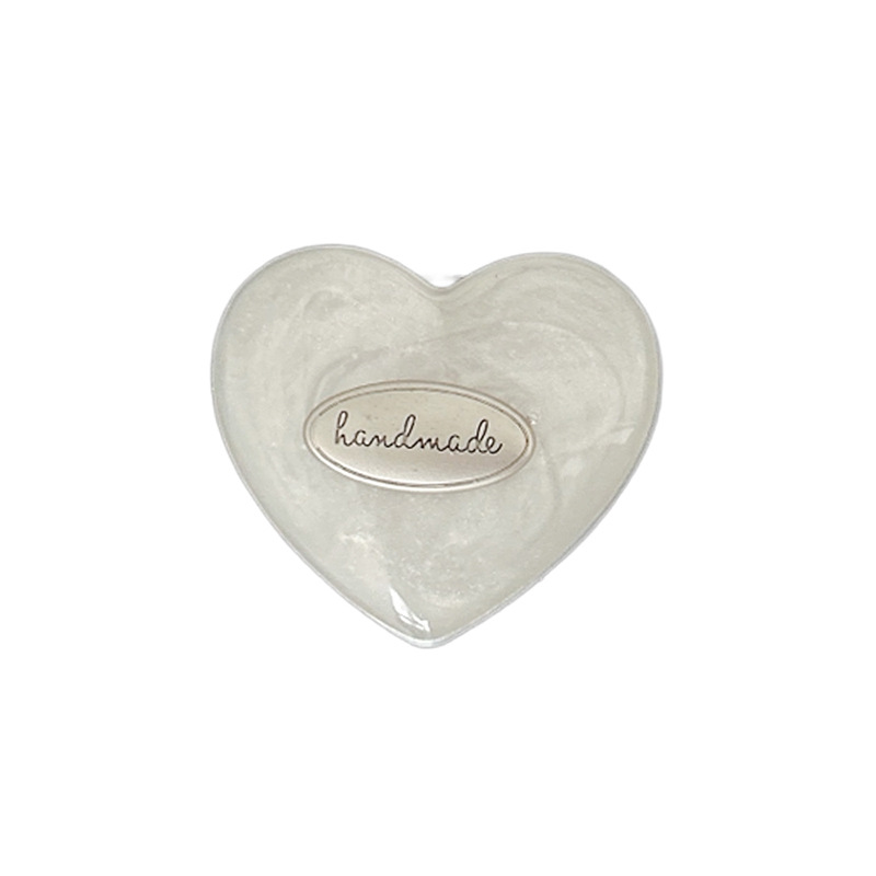 Colorful heart-shaped phone airbag stand, English light luxury ins style, high-end magnetic back sticker, desktop TV watching stand Item Picture