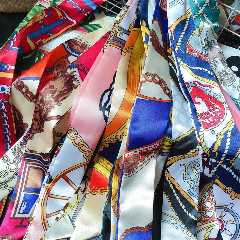 Silk scarves, scarves, square scarves in stock, bags, decorations, clothes, accessories, imitation silk color, butyl fabric, silk scarf manufacturer wholesale Application Scenario