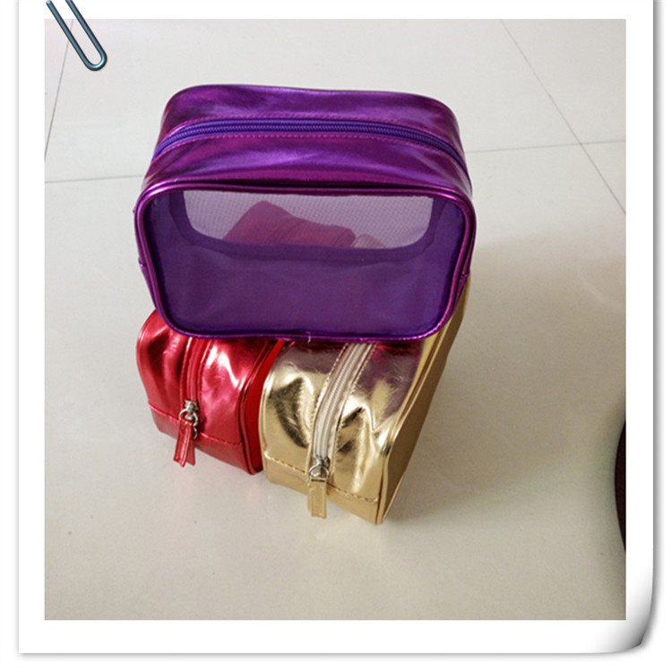 Customized factory makeup bags, nylon mesh makeup bags, PU makeup bags, and cosmetic storage bags details Picture