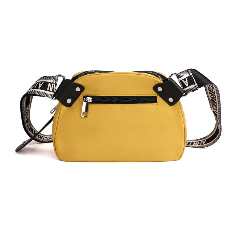 New women's nylon fashionable single-shoulder bag, trendy and colorful mobile phone shell bag, versatile large capacity crossbody bag, mini Item Picture