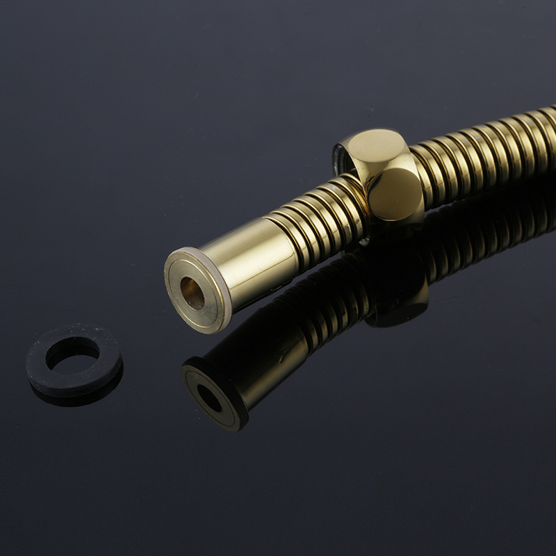 Factory direct sales of encrypted titanium gold shower heads, EPDM inner tubes, shower head hoses, wholesale titanium gold shower heads Application Scenario
