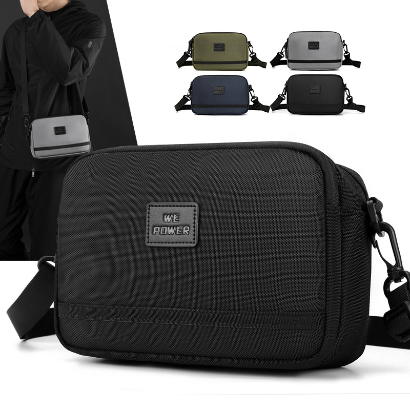 WEPOEWR's new portable cycling wearable waist bag, men's sports crossbody bag, casual workwear single-shoulder bag full figure