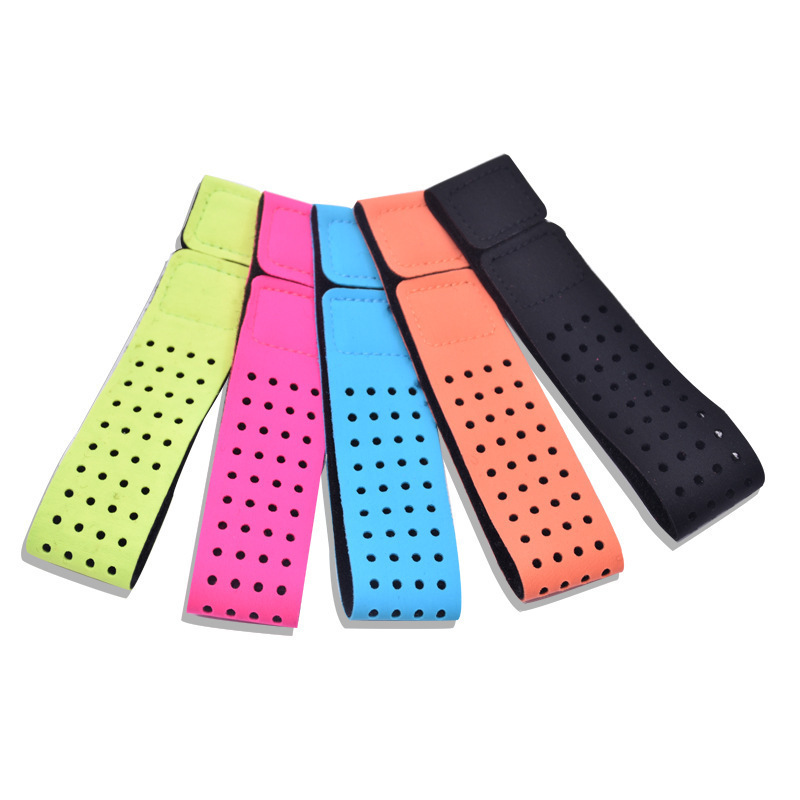 8E7Q wholesale heart rate watch arm with elastic Lycra Velcro strap Bluetooth running heart rate Watch arm details Picture
