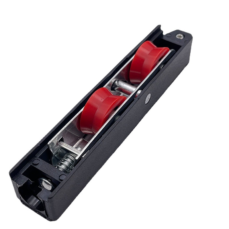 Foreign trade export screen window pulleys, nylon double wheels, aluminum alloy door and window accessories, plastic pulley accessories, double wheels Application Scenario