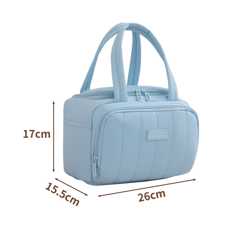 Runhui Yunjian Square Meal Packs, Office worker lunch boxes, handbags, student lunch boxes, insulated bento packs, fresh-keeping ice packs Item Picture