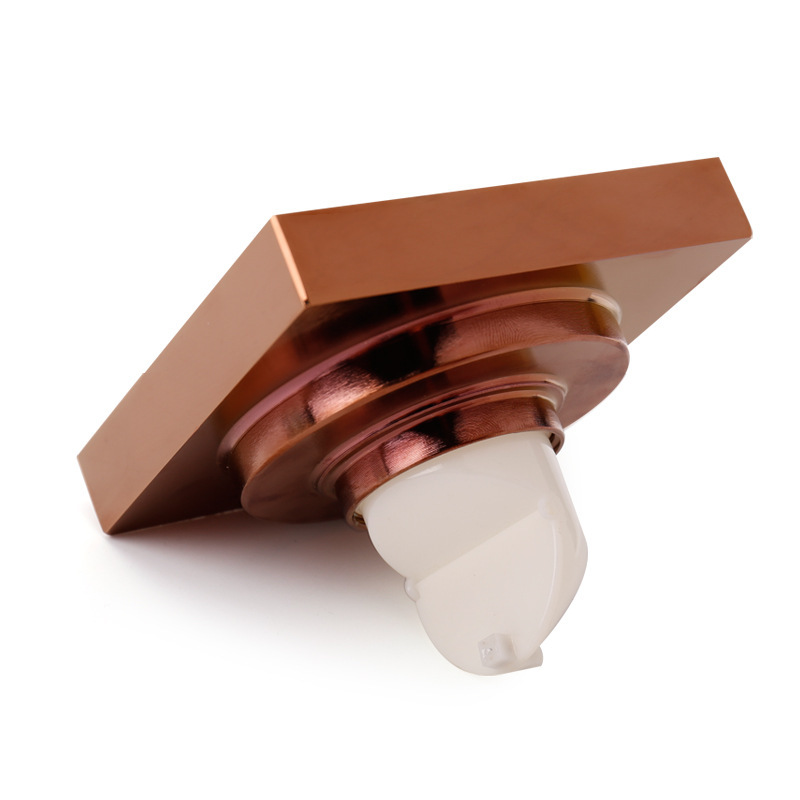 Wholesale of all-copper floor drains, invisible floor drains, anti-odor floor drains, anti-clogging and anti-leakage floor drains with exquisite milled edges Item Picture