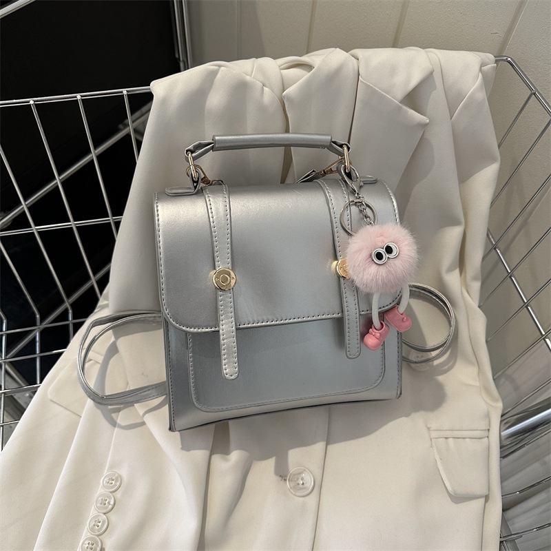 Simple backpack, school-style bag for women, 2023 new fashionable and casual single-shoulder handbag, small backpack Specification drawing
