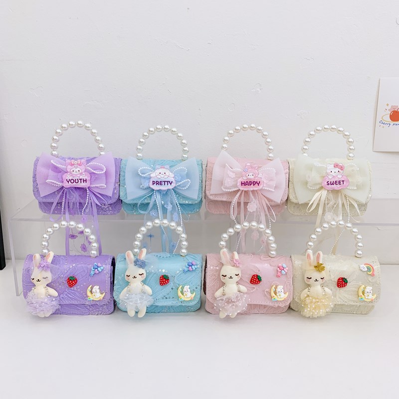 Hello Kitty children's bag, Meile hand-held crossbody bag, Kulomi doll coin purse, baby girl, cute cinnamon dog full figure