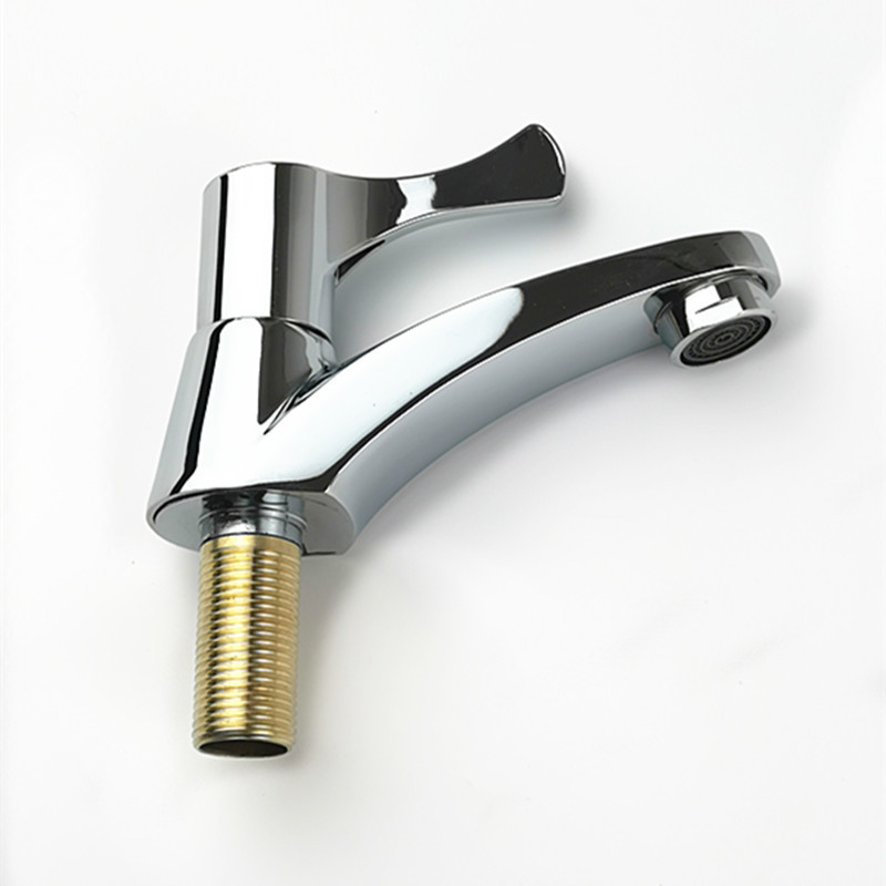 Copper core 98 desktop single-water washbasin faucet, zinc alloy desktop washbasin single-cooling faucet, foreign trade manufacturer Item Picture