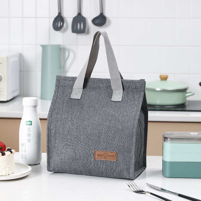Runhui Cross-border Lunch box handbag, Oxford Cloth insulated bag, Student lunch box bag, Outdoor ice pack, hand-held bento bag Specification drawing